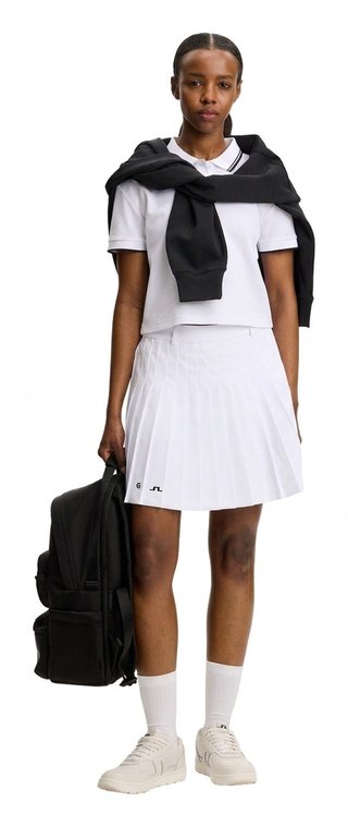 J.Lindeberg Claris Damen Polo, weiß