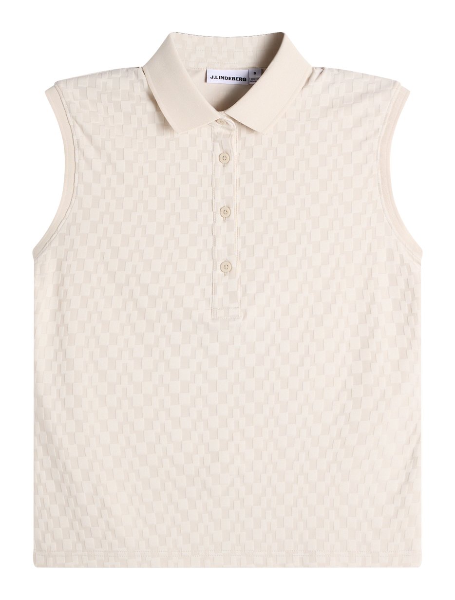 J.Lindeberg Dani sleeveless Damen Polo, moonbeam