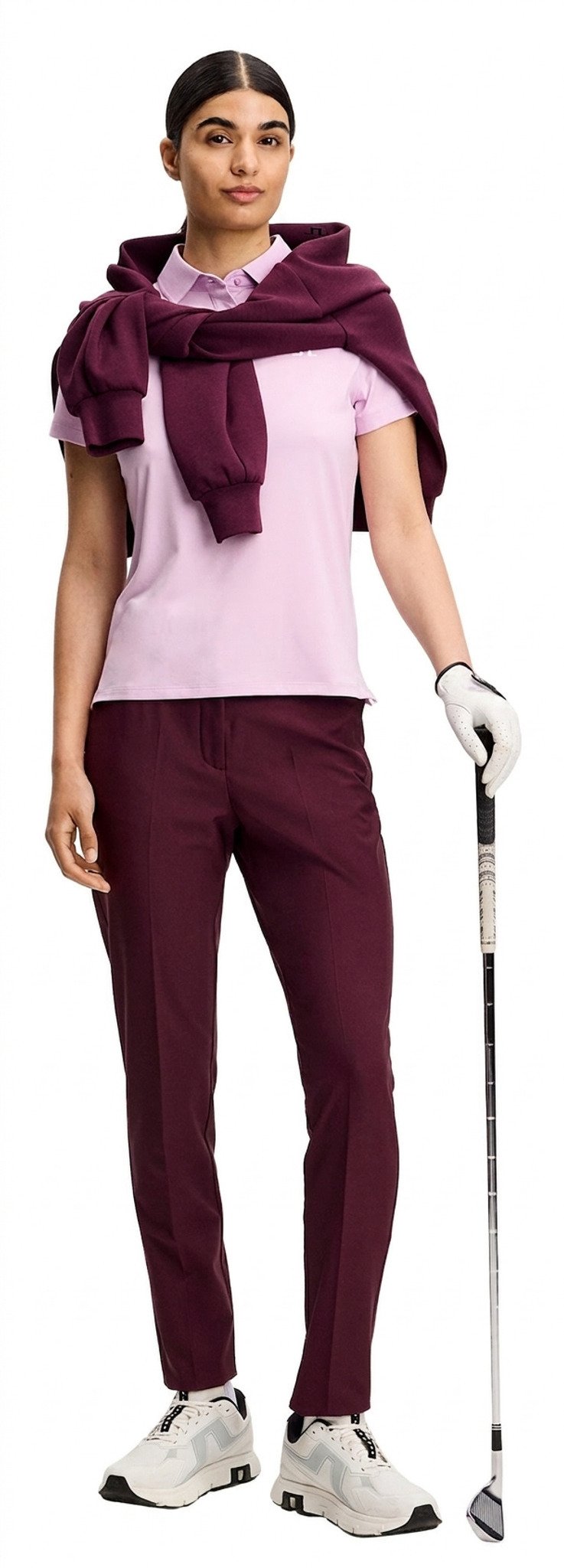 J.Lindeberg Bridge Damen Polo, orchid bouquet