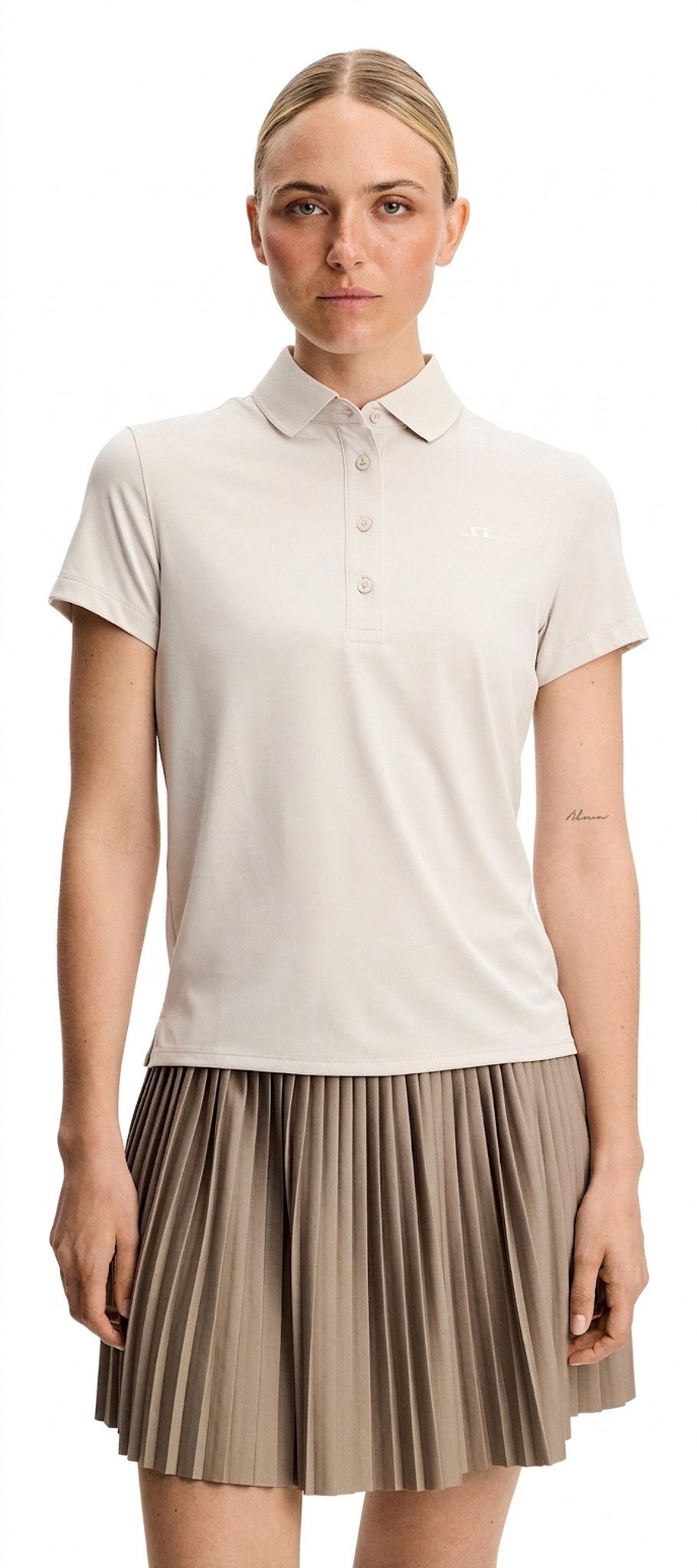 J.Lindeberg Bridge Damen Polo, moonbeam