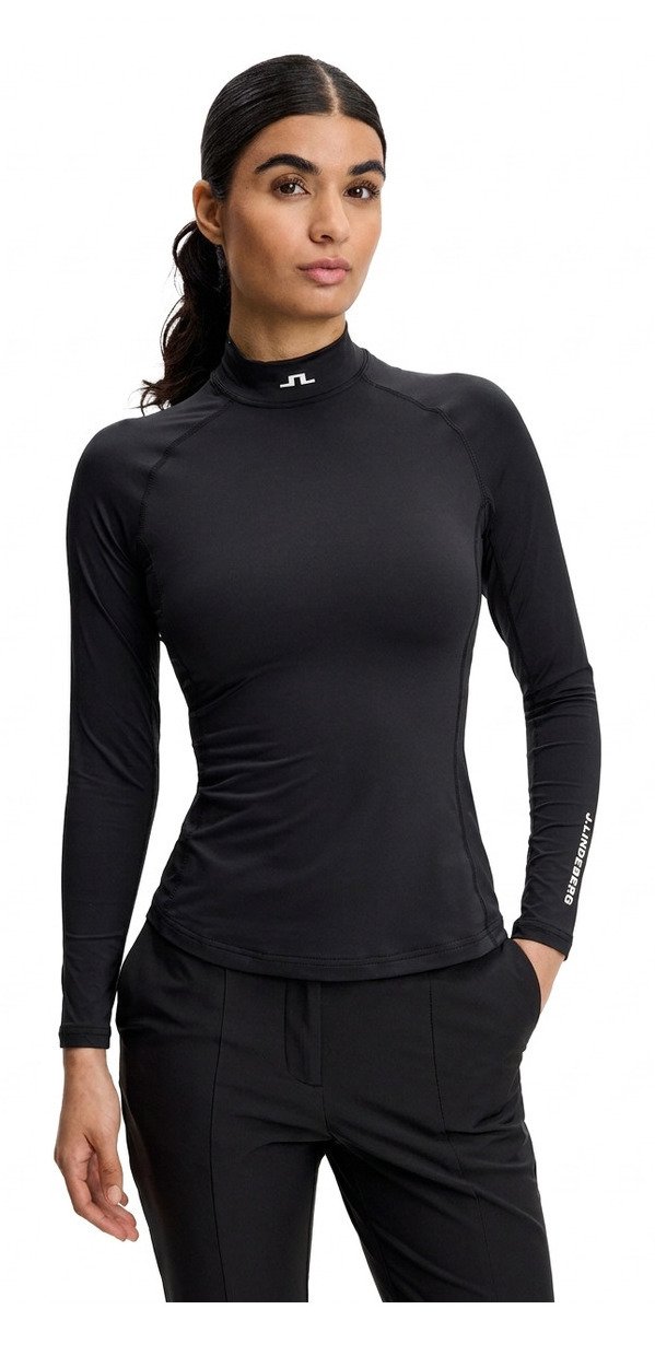 J.Lindeberg Ella Compression Damen Top, schwarz