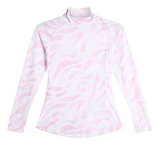 J.Lindeberg Ella Print Compression Damen Top, bunker fade white orchid