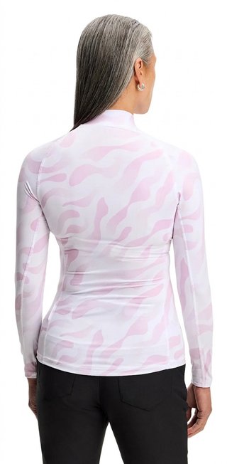 J.Lindeberg Ella Print Compression Damen Top, bunker fade white orchid