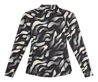 J.Lindeberg Ella Print Compression Damen Top, bunker fade black moonbeam