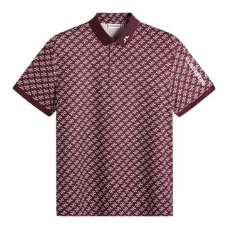 J.Lindeberg Tour Tech Print Damen Polo, cardi jacquard - winetasting