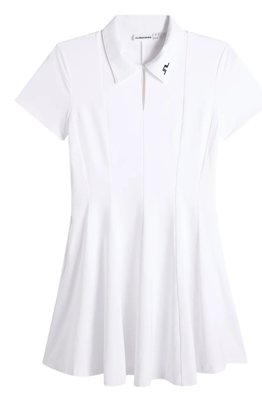 J.Lindeberg Kura Damen Kleid, weiß