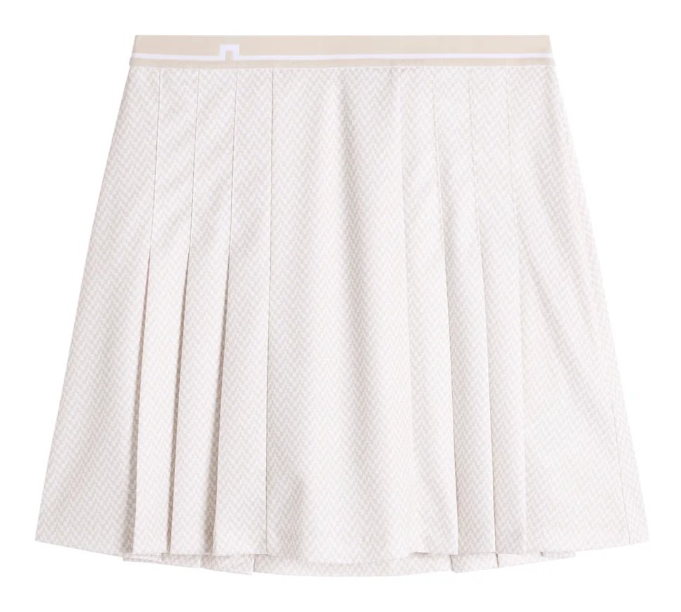J.Lindeberg Harlow Print Damen Skort, bridge stack white moon