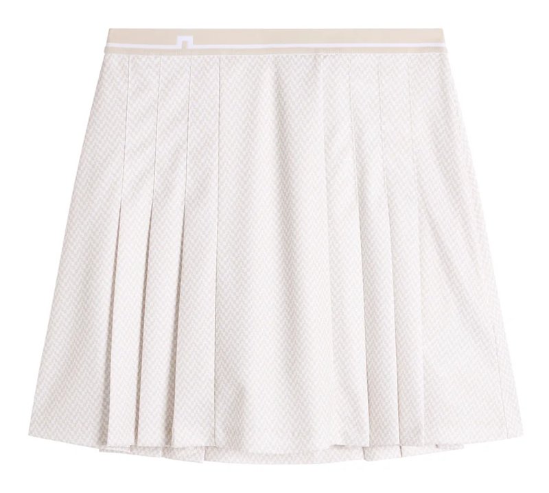 J.Lindeberg Harlow Print Damen Skort, bridge stack white moon