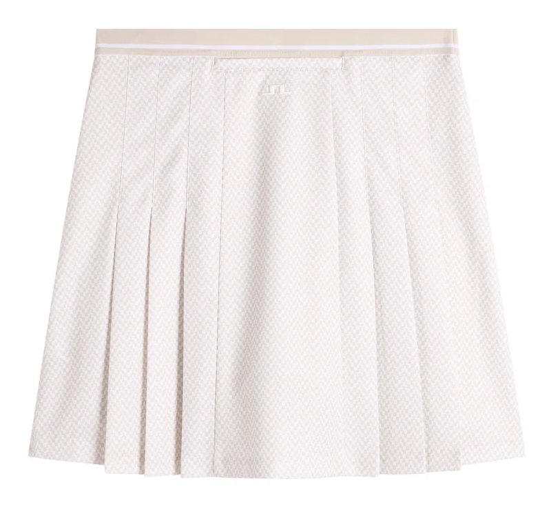 J.Lindeberg Harlow Print Damen Skort, bridge stack white moon
