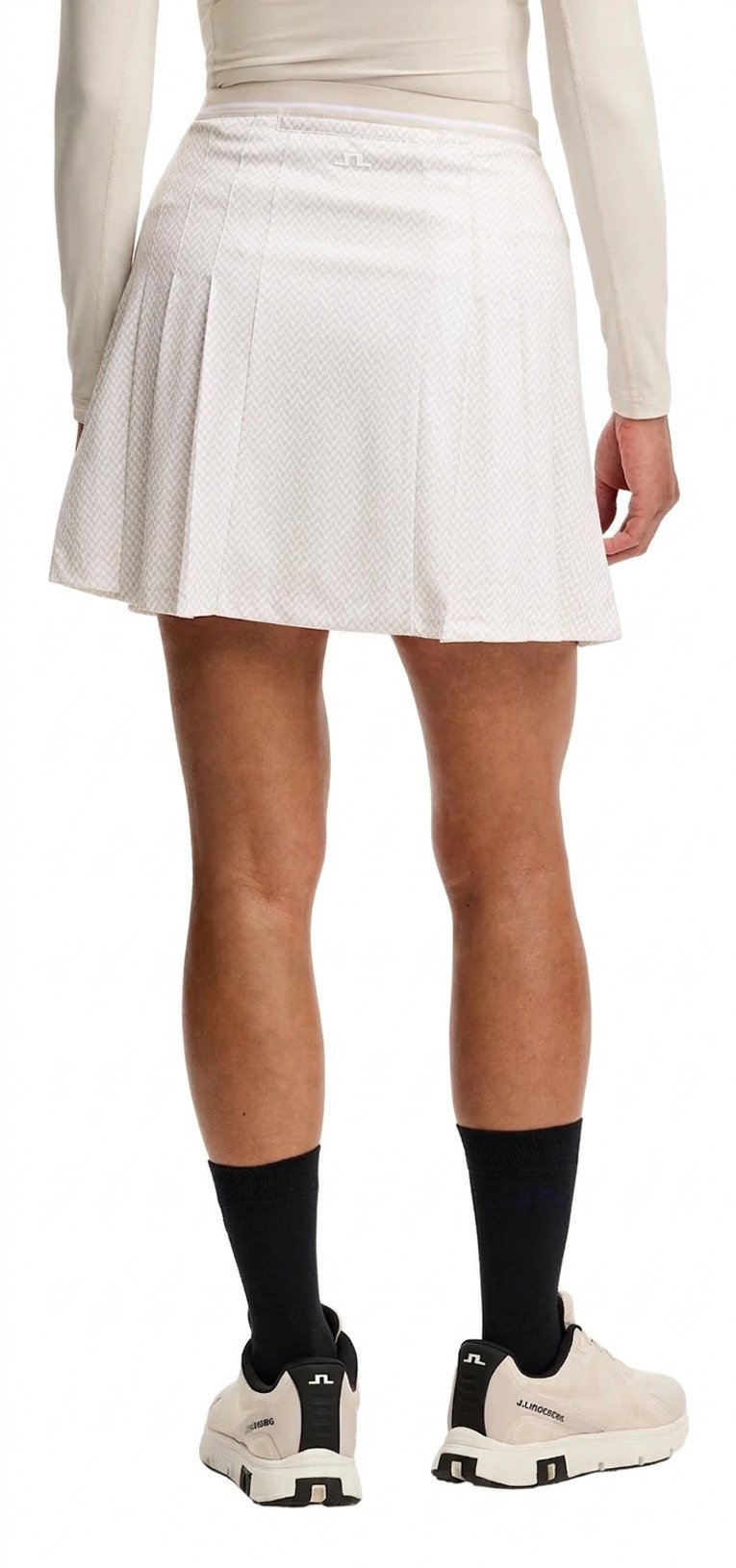 J.Lindeberg Harlow Print Damen Skort, bridge stack white moon
