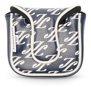 J.Lindeberg Mallet Print Putter Headcover, cardi ligature navy