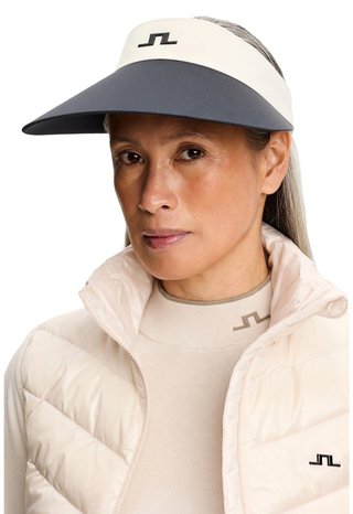 J.Lindeberg Ada Wide Damen Visor, moonbeam
