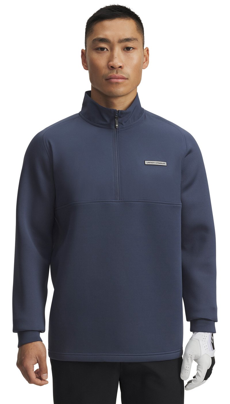 Under Armour Drive Pro Hybrid Herren 1/2-Zip Pullover, downpour gray