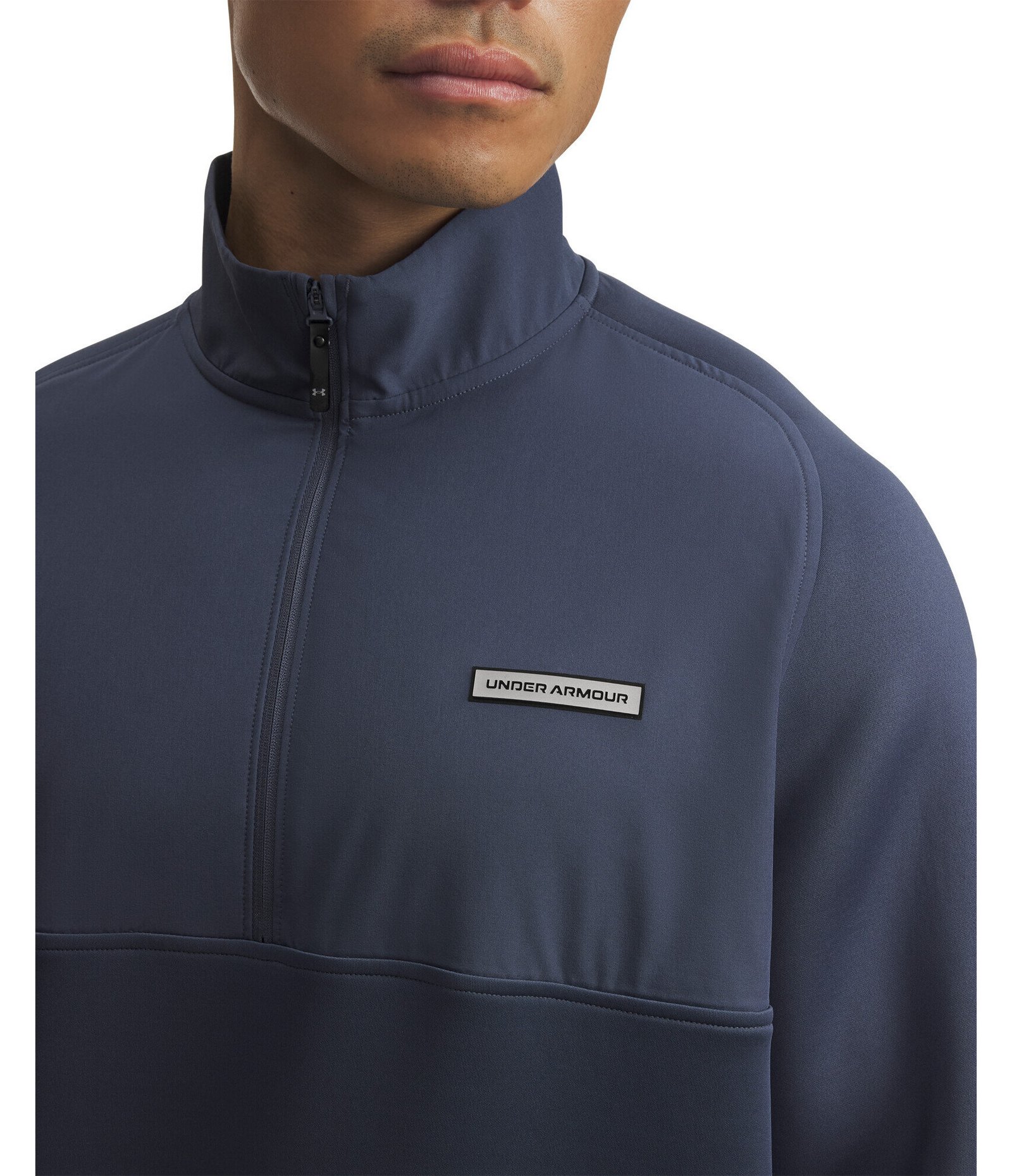 Under Armour Drive Pro Hybrid Herren 1/2-Zip Pullover, downpour gray