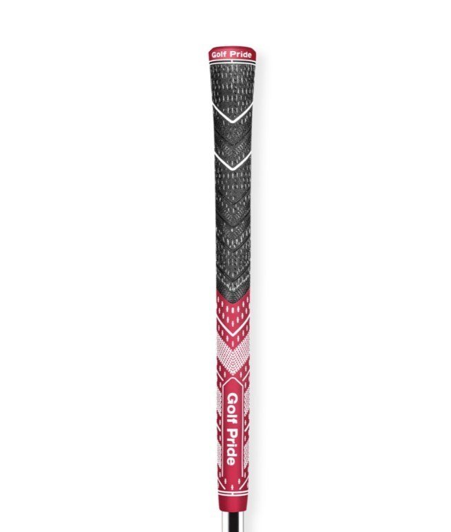 Golf Pride MCC Plus4 Grip (.60 RND), Standard, dunkelrot/weiß