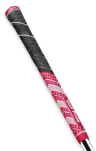 Golf Pride MCC Plus4 Grip (.60 RND), Midsize, dunkelrot/weiß