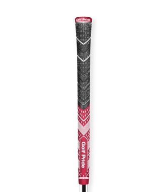 Golf Pride MCC Plus4 Grip (.60 RND), Midsize, dunkelrot/weiß