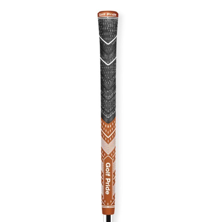 Golf Pride MCC Plus4 Grip (.60 RND), Standard, dunkelorange/weiß