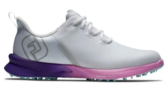 FootJoy Fuel Sport Damen Golfschuhe 2023, weiß/lila, UK7.5-EU41 (US9.5)