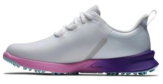 FootJoy Fuel Sport Damen Golfschuhe 2023, weiß/lila, UK7.5-EU41 (US9.5)