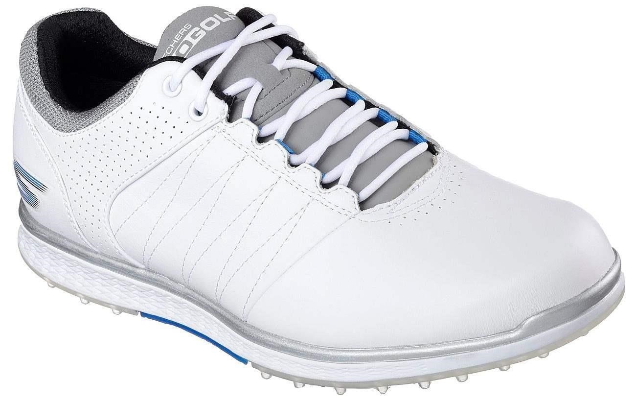 Skechers Go Golf Elite 2 Herren Golfschuhe, weiß/grau/blau