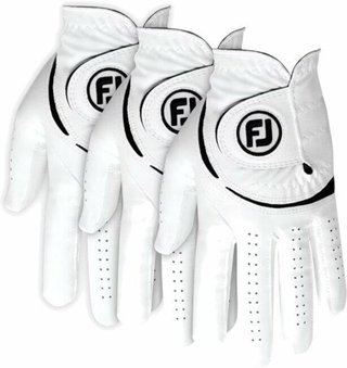 FootJoy WeatherSof 24 Damen Golfhandschuh (3 PACK), weiß/schwarz, ML