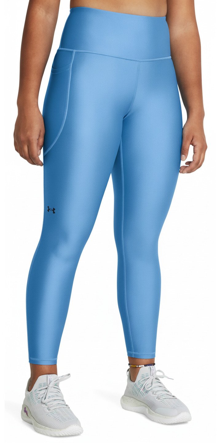 Under Armour HeatGear Armour Hi Ankle Damen Kompressions-Leggings, viral blue