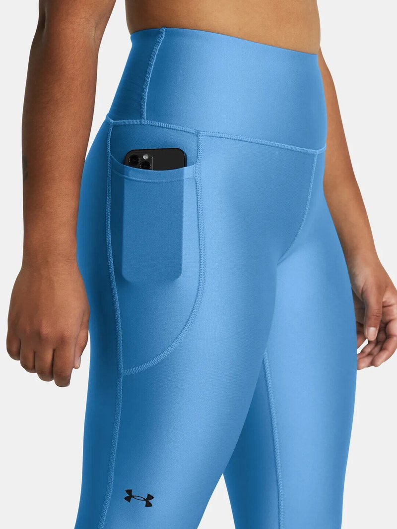 Under Armour HeatGear Armour Hi Ankle Damen Kompressions-Leggings, viral blue