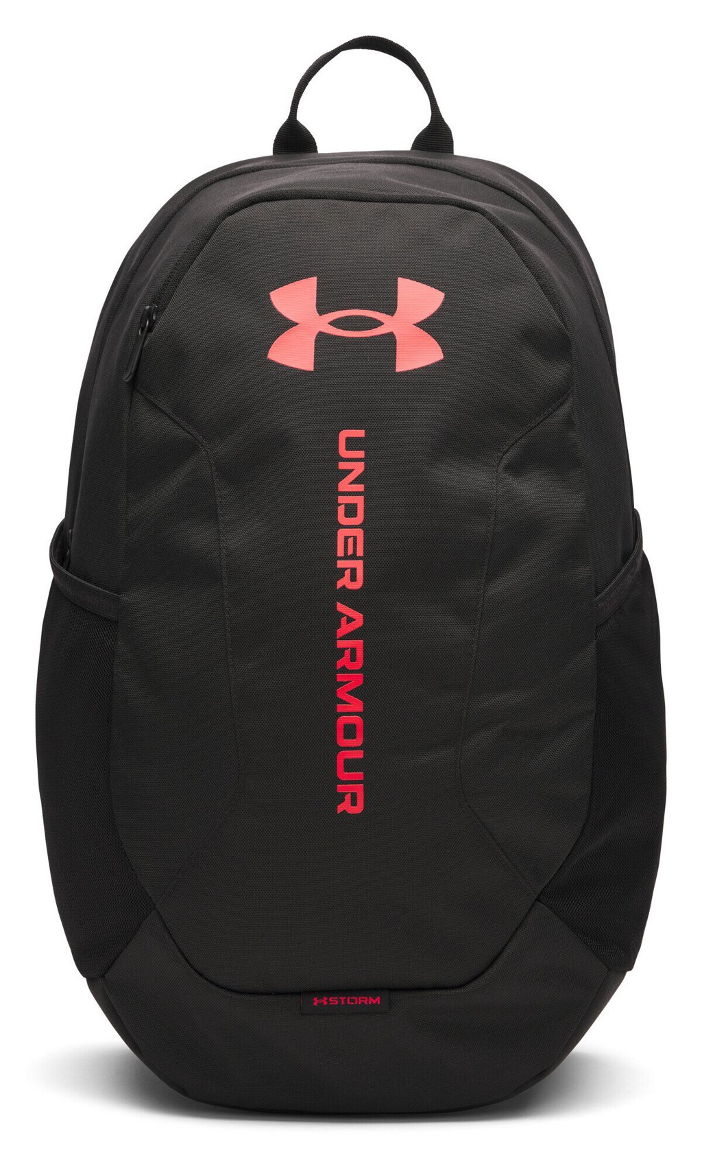 Under Armour Hustle Lite Rucksack, schwarz/racer red