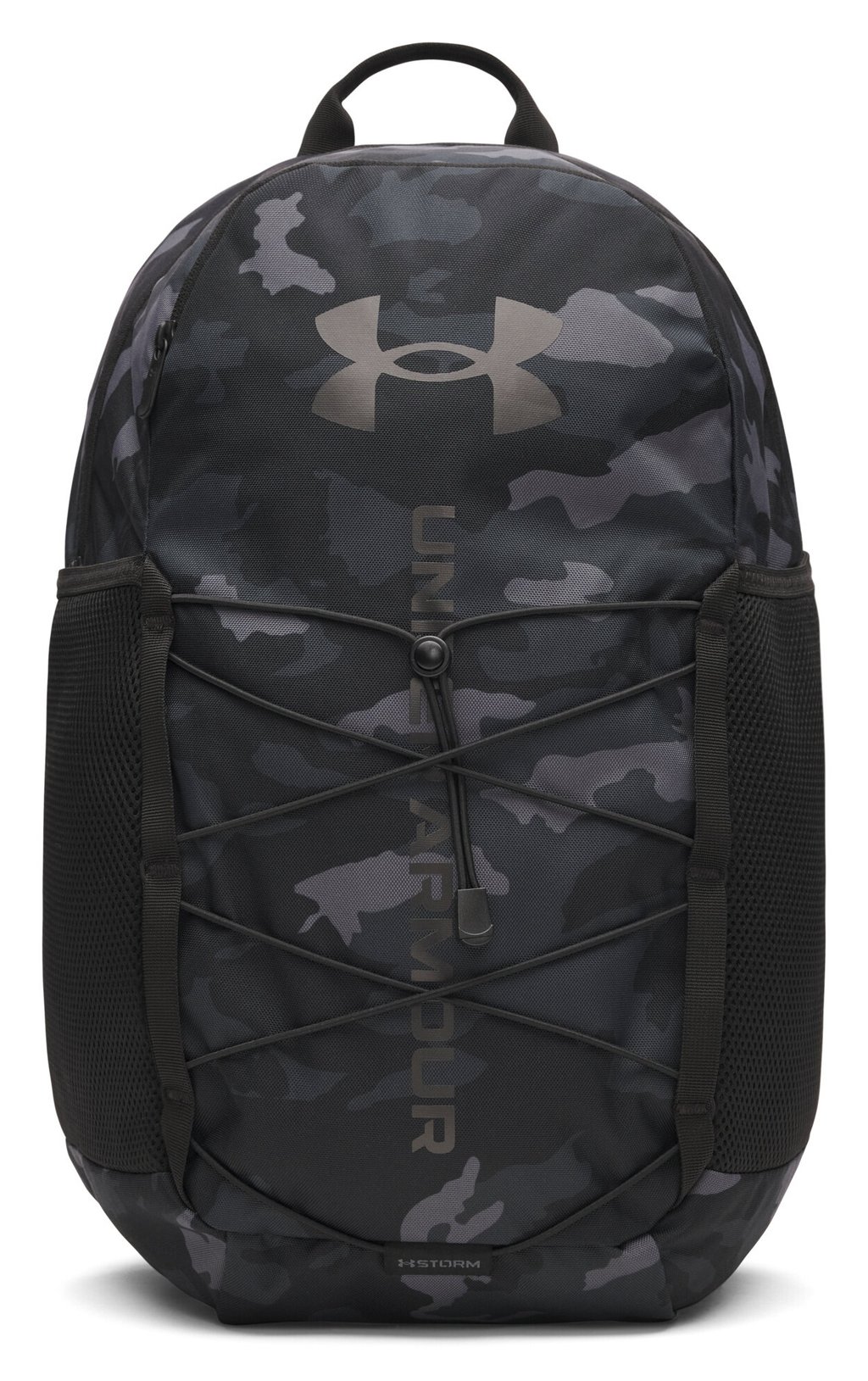 Under Armour Hustle Sport 6.0 Rucksack, schwarz/metallic grau