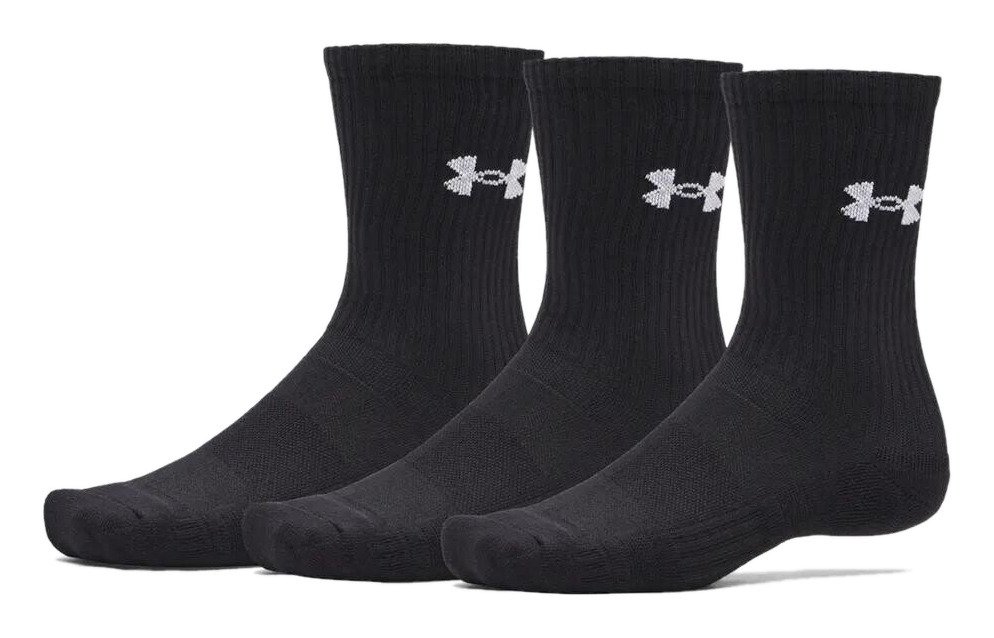 Under Armour UA Performance Cotton Unisex Socken (3er-Pack), ultimate black
