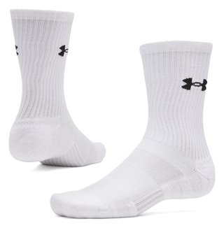 Under Armour UA Performance Cotton Unisex Socken (3er-Pack), weiß