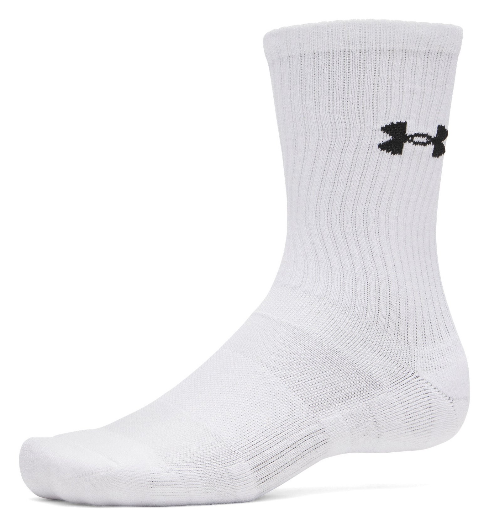 Under Armour UA Performance Cotton Unisex Socken (3er-Pack), weiß
