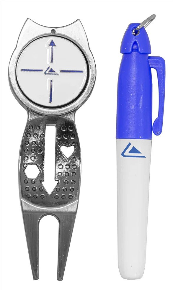 Longridge Pitch Fork Ball Line Up & Pen Pitchgabel, Metall