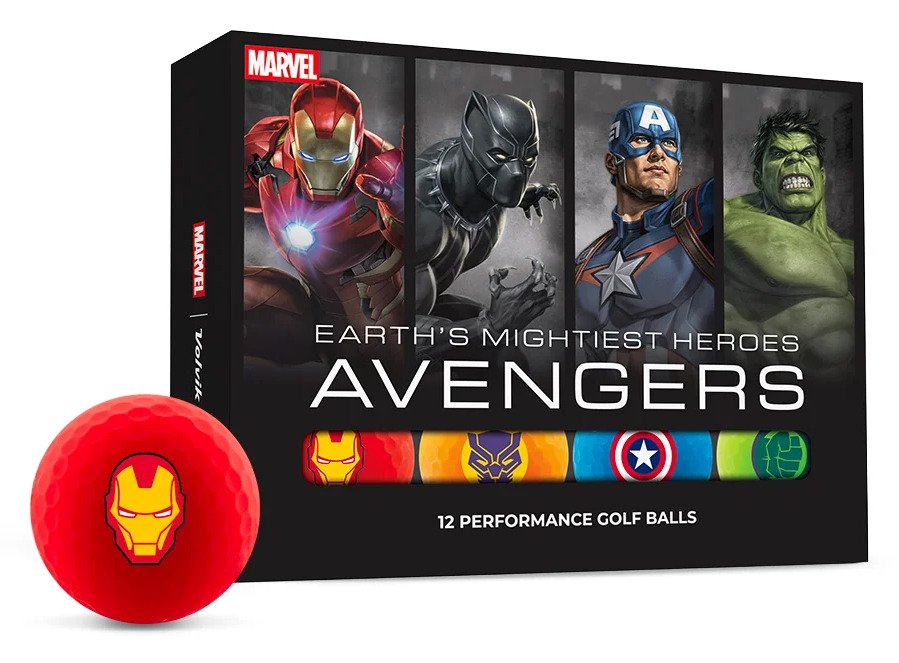 Volvik Vimat Avengers Golfbälle (12 Stück)