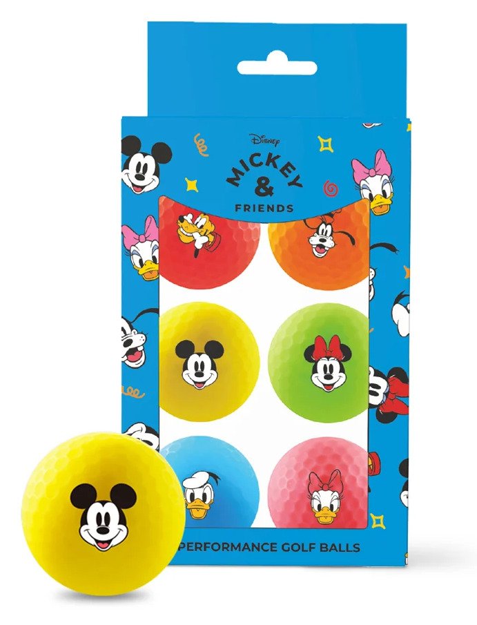 Volvik Mickey and Friends Golfbälle (6 Stück)