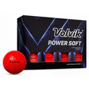 Volvik POWER Soft Golfbälle (12 Bälle), rot