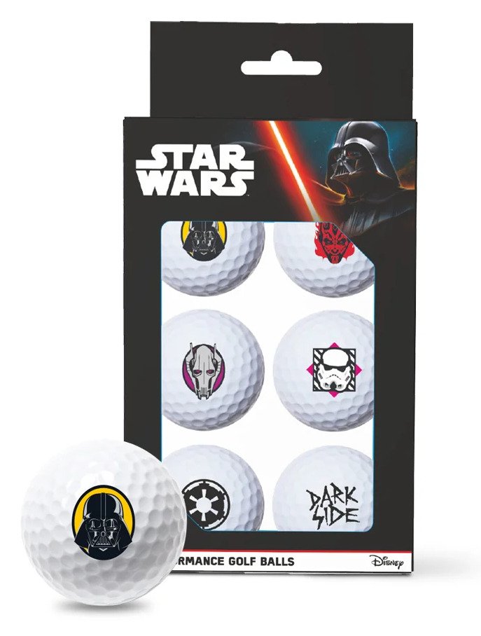 Volvik POWER Soft Star Wars Dark Side Golfbälle (6 Bälle)