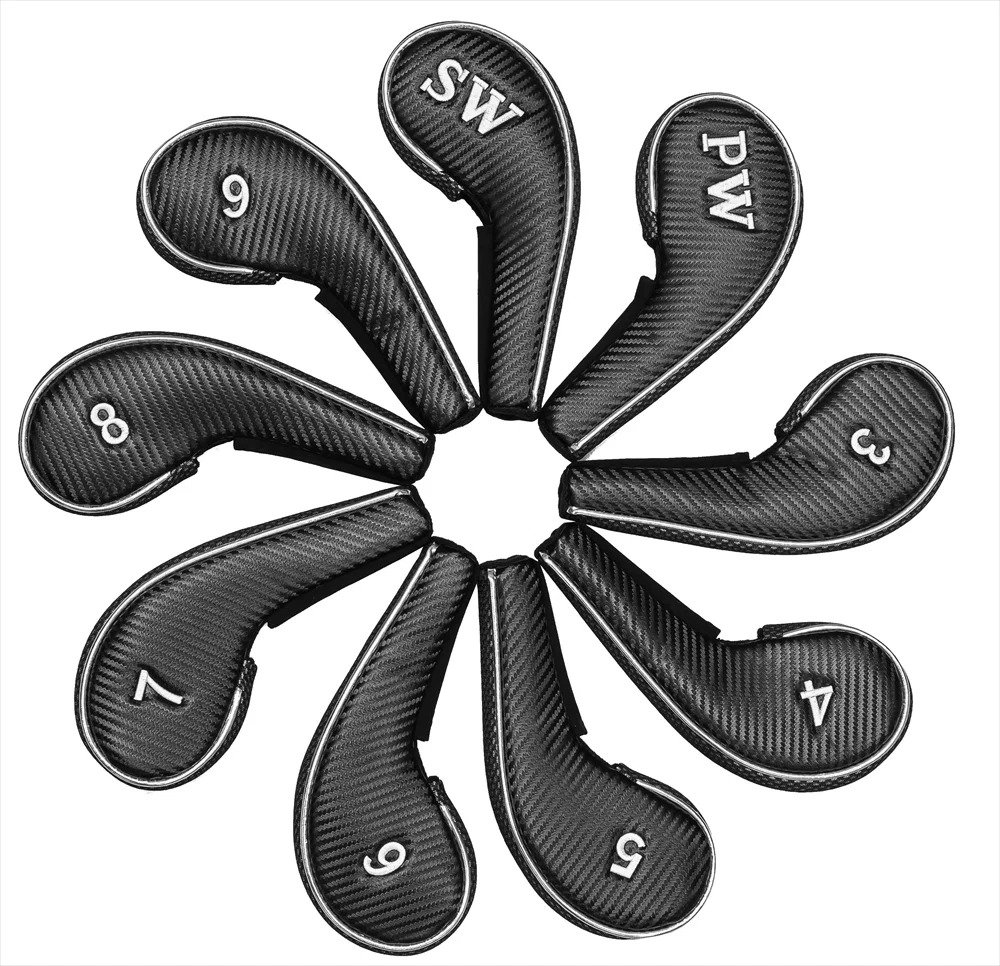 Longridge Deluxe Magnetix Eisen-Headcover, 9 Stück