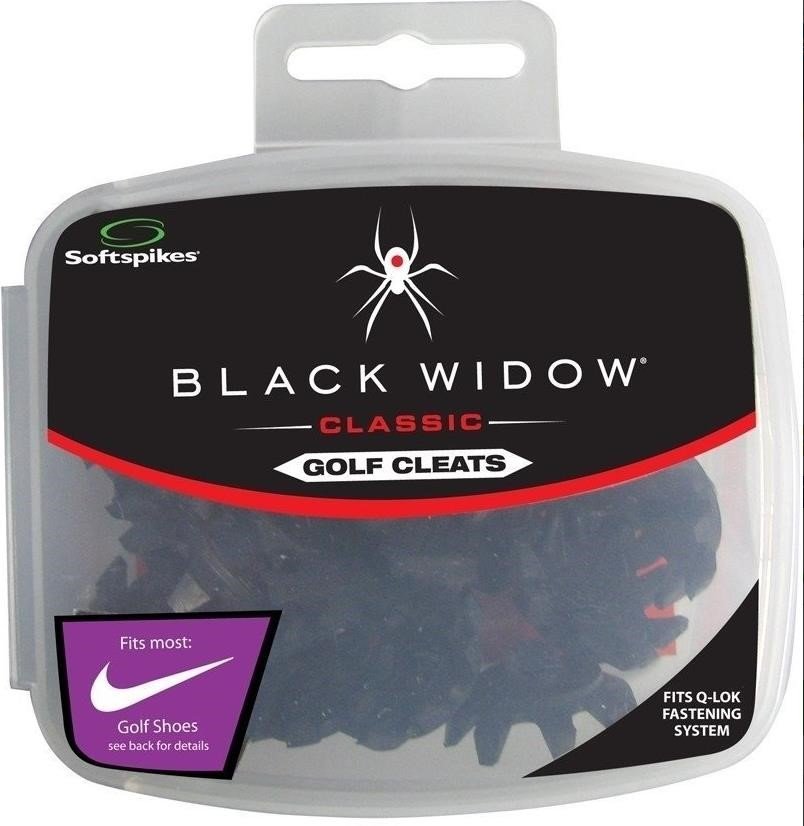 Softspikes Black Widow Classic Golf Spikes, Q-Lock, 16Stk.