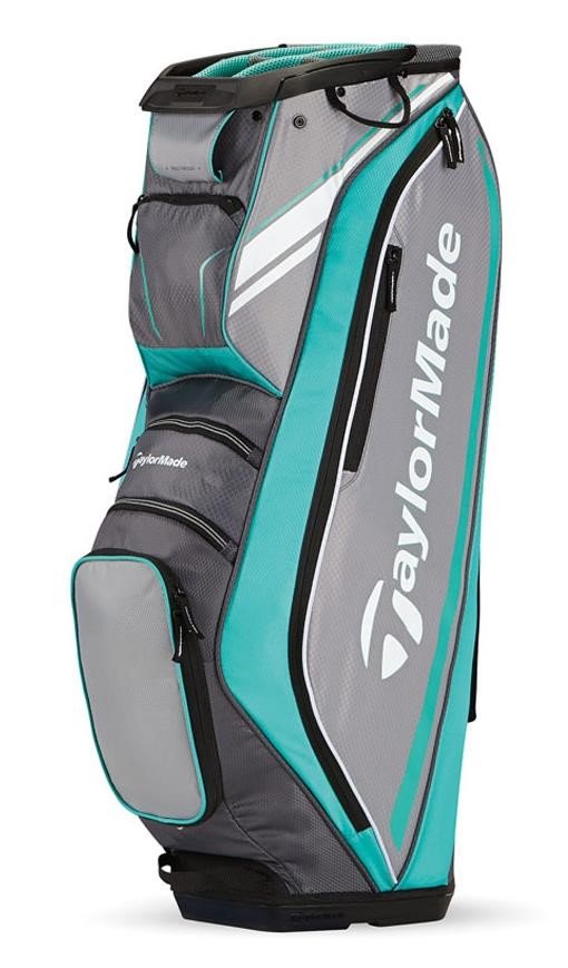 TaylorMade San Clemente Cart Bag, blau/grau/weiss