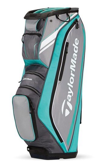 TaylorMade San Clemente Cart Bag, blau/grau/weiss