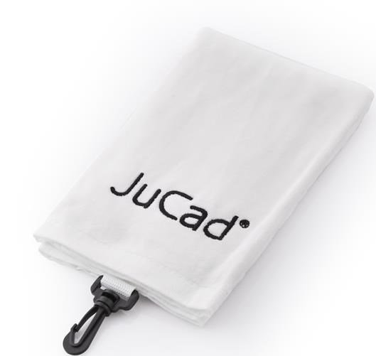 JuCad TriFold Golfhandtuch, weiss