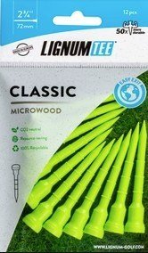 Lignum Tee Plastiktees 72mm, 12Stk., grün