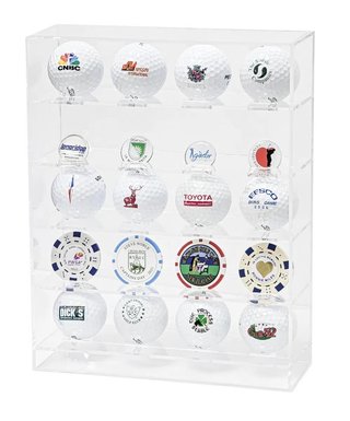 Longridge 20 Ball Perspex Display Rack Golfballregal 20 Bälle