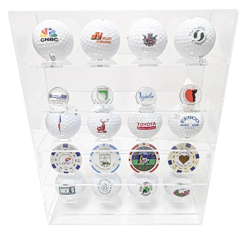 Longridge 20 Ball Perspex Display Rack Golfballregal 20 Bälle
