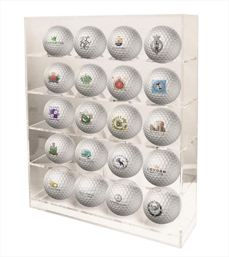 Longridge 20 Ball Perspex Display Rack Golfballregal 20 Bälle