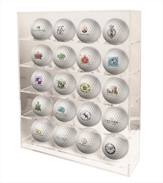 Longridge 20 Ball Perspex Display Rack Golfballregal 20 Bälle