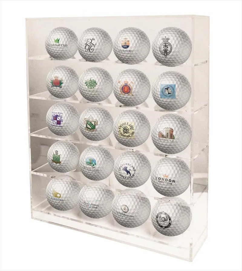 Longridge 20 Ball Perspex Display Rack Golfballregal 20 Bälle