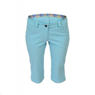 Tony Trevis Damen Golf Capri Hose, hellblau